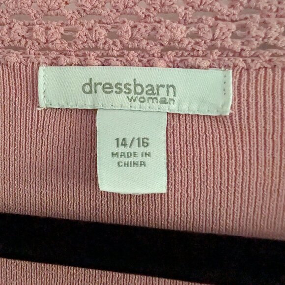 Dress Barn knit detail top - Picture 4 of 7